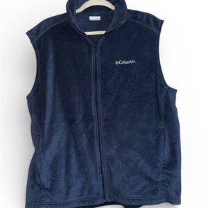 Columbia Navy Blue Fleece Vest